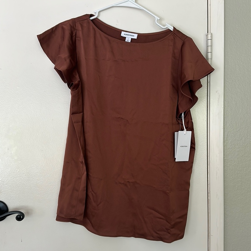 Brown blouse